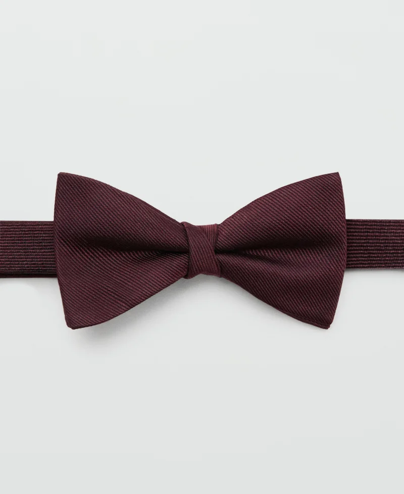 Mango Man Classic bow tie with microstructure