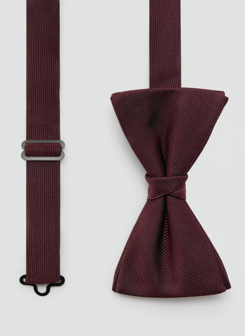 Mango Man Classic bow tie with microstructure