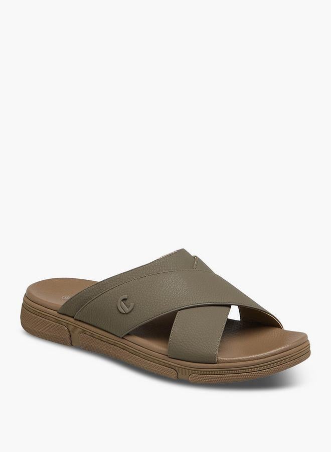 Le Confort Men Cross Strap Comfort Sandals - Image 2