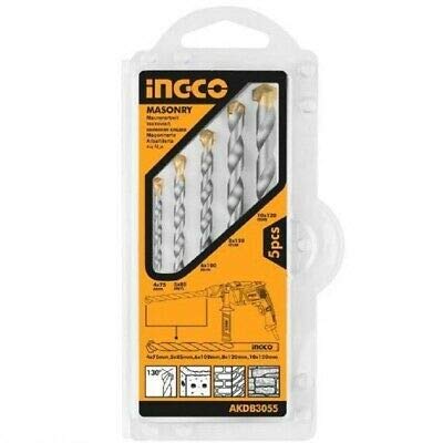 Ingco 5pcs Masonry Drill Bits Set – AKDB3055 - Image 3