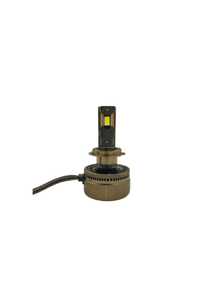 FT200 H1 LED Headlight Bulbs – 200W Super Bright White Light with Smart Cooling System – 2 Pieces, - Image 2