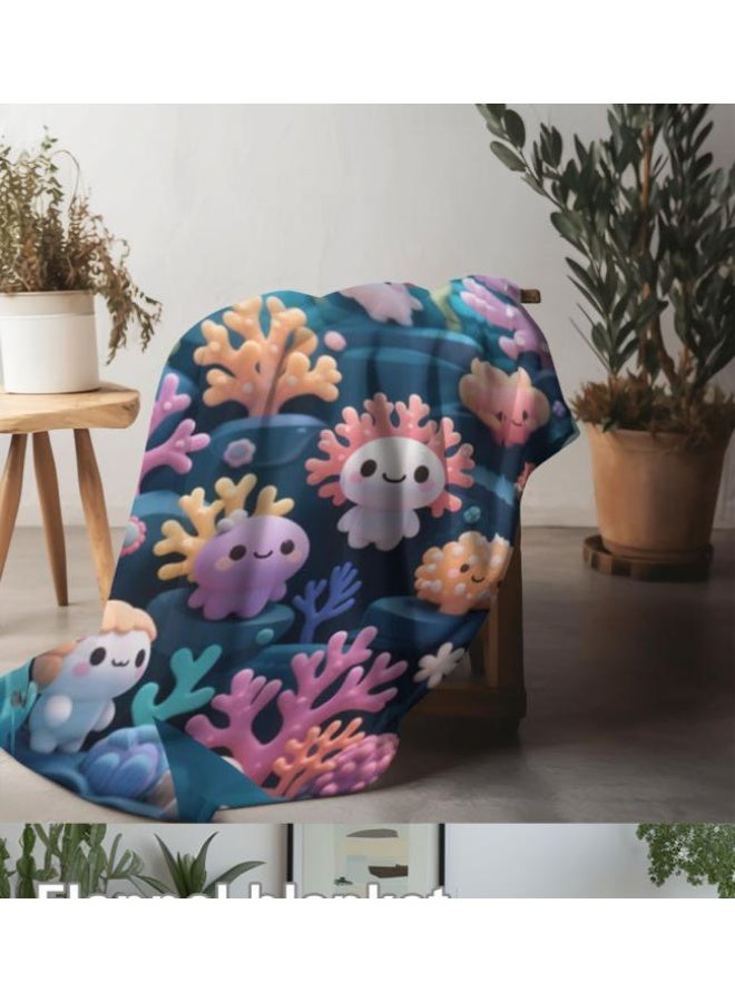 عام بطانية رقيقة من الفانيلا (حرارة ومريحة، ومناسبة للنوم واستخدام اللعبة والغبار والرمل) 150 سم * 200 سم - 218 - Image 3