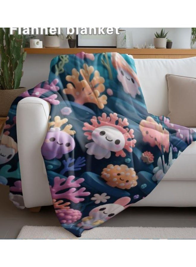 عام بطانية رقيقة من الفانيلا (حرارة ومريحة، ومناسبة للنوم واستخدام اللعبة والغبار والرمل) 150 سم * 200 سم - 218 - Image 4