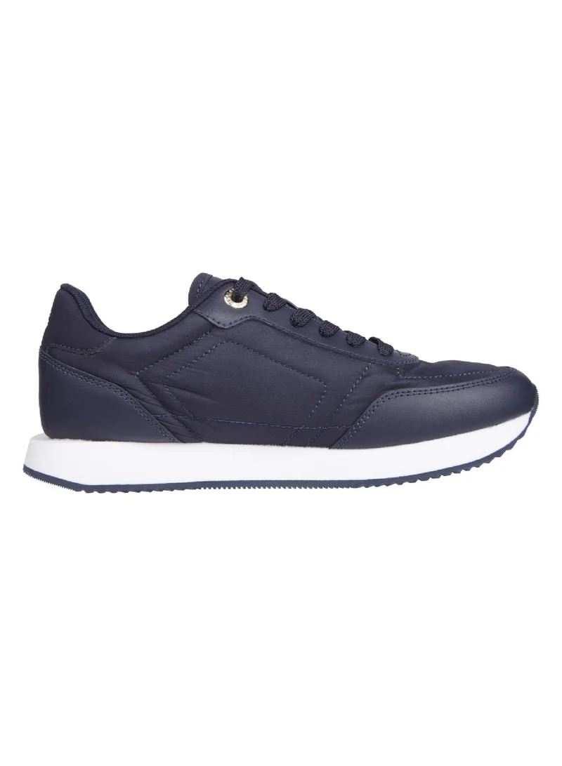 TOMMY HILFIGER Women's Essential Runner Sneakers - Leather, Blue