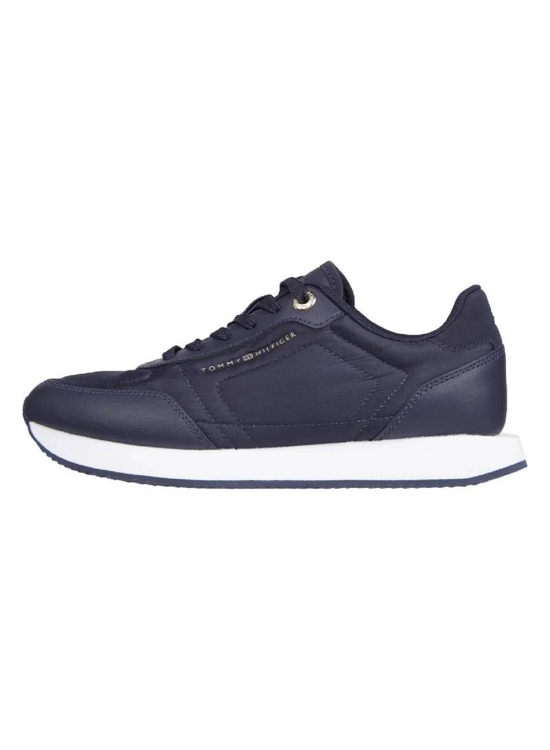 TOMMY HILFIGER Women's Essential Runner Sneakers - Leather, Blue