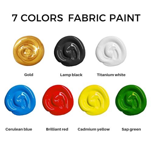 Artecho Black Fabric Paint, 250 ml / 8.45 oz Permanent Clothing Paint for DIY T-Shirts, Tote Bags & Canvas, Washable & Flexible Textile Paint - Image 2