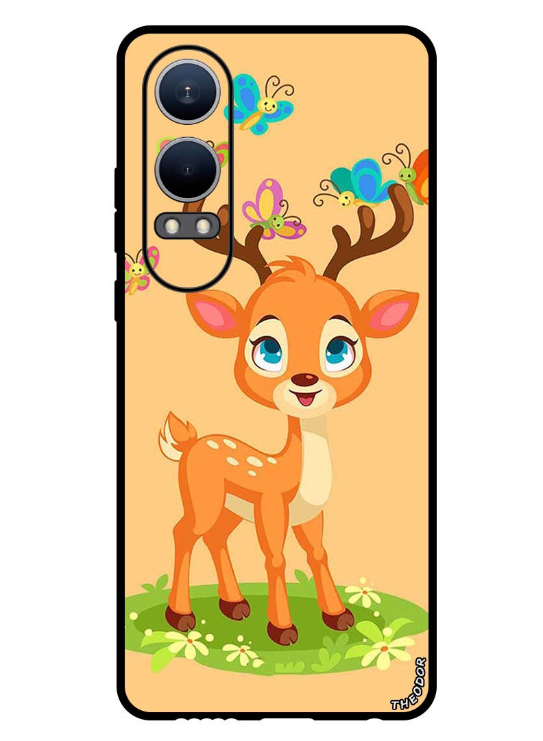 Theodor Protective Case Anti Scratch Shock Proof Bumper Cover For Oppo K12x (China) Deer - Image 1