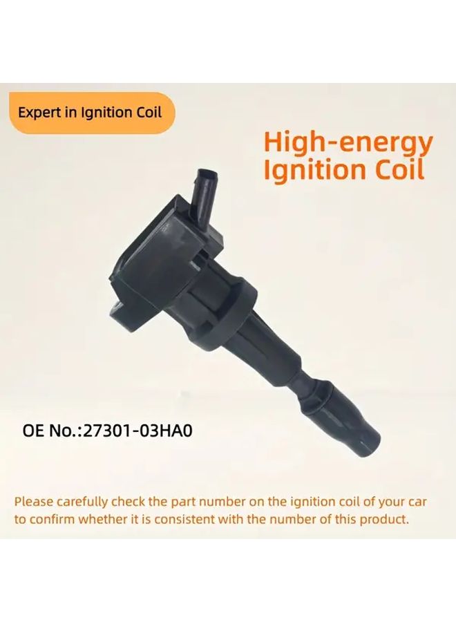 Ignition Coil For Hyundai Ioniq 2016 Kona 2019 Kia Ceed 2019 Niro 2016 Xceed 2019 Part 27301 03HA0 2730103HA0 Replacement High Performance - Image 1