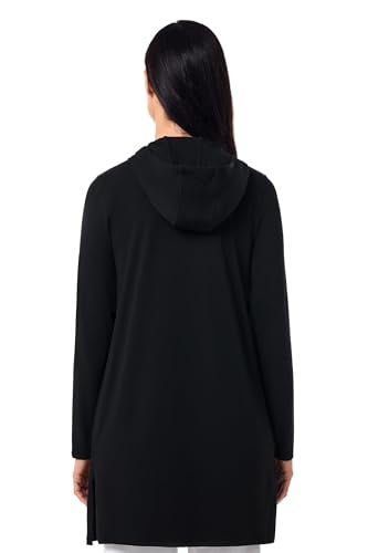 Coolibar UPF 50+ Women's Cabana Hoodie - Sun Protective, Large, Black - Image 3