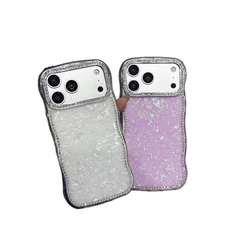 MS غطاء واقي، TPU نمط صدفة الماس بحافة IMD، مقاوم للصدمات لـ iPhone 14 / 14 Plus / 14 Pro / 14 Pro Max من مادة TPU - Image 4