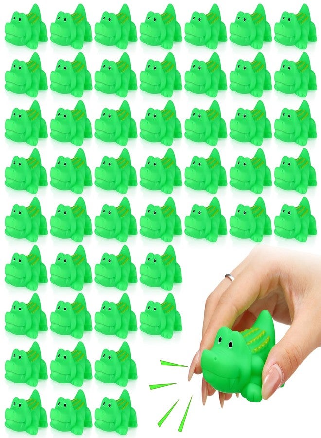 Sotiff 24 Sets Plastic Alligator Rubber Crocodile Float Squeak Small Bath Alligators for Baby Shower Halloween School Classroom Christmas Summer Supplies Party Favors - Image 1