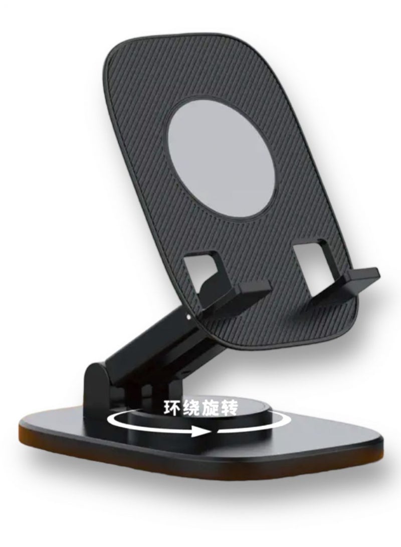 YESPLUS YS-1505 Foldable Desktop Phone Holder – 360° Adjustable Stand - Image 1