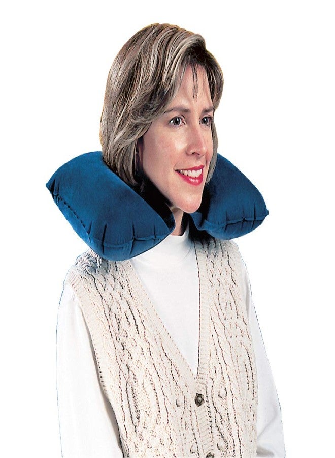 Carex Inflatable Travel Pillow - Inflatable Airplane Pillow and Neck Pillow - Folds Flat for Traveling - Image 1