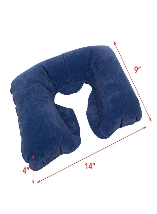 Carex Inflatable Travel Pillow - Inflatable Airplane Pillow and Neck Pillow - Folds Flat for Traveling - Image 3