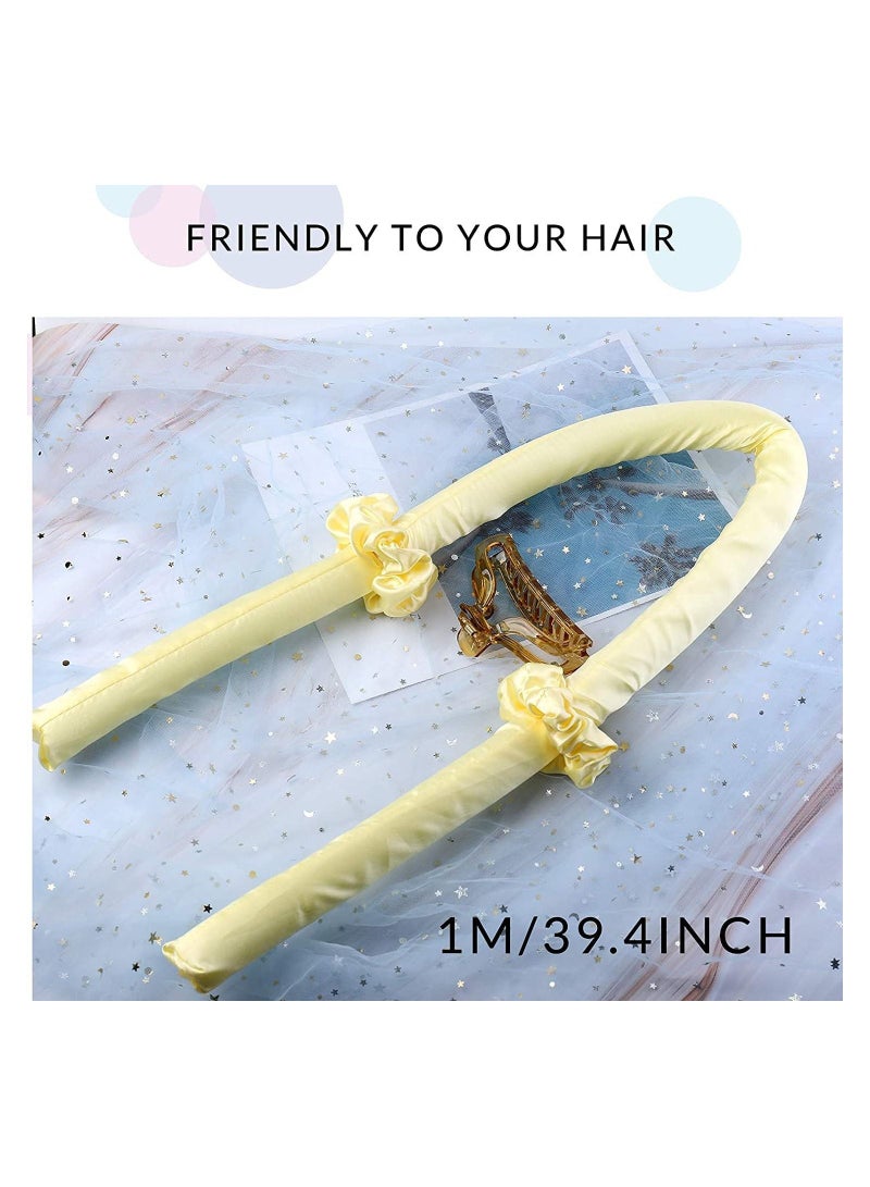 ORiTi مكواة تجعيد الشعر بدون حرارة للشعر الطويل - مكواة تجعيد الشعر، عصابة رأس من الحرير الحراري، ربطات شعر ومشابك شعر - عصابة رأس بقضيب تجعيد الشعر، شريط بكرة شعر للاستخدام المنزلي، أدوات تصفيف الشعر للشعر المتوسط والطويل - Image 2