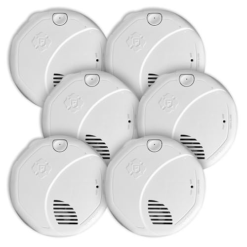 First Alert Interconnect Hardwire Dual Sensor Smoke Alarm with Battery Backup SM300AC 6Pack - Image 1