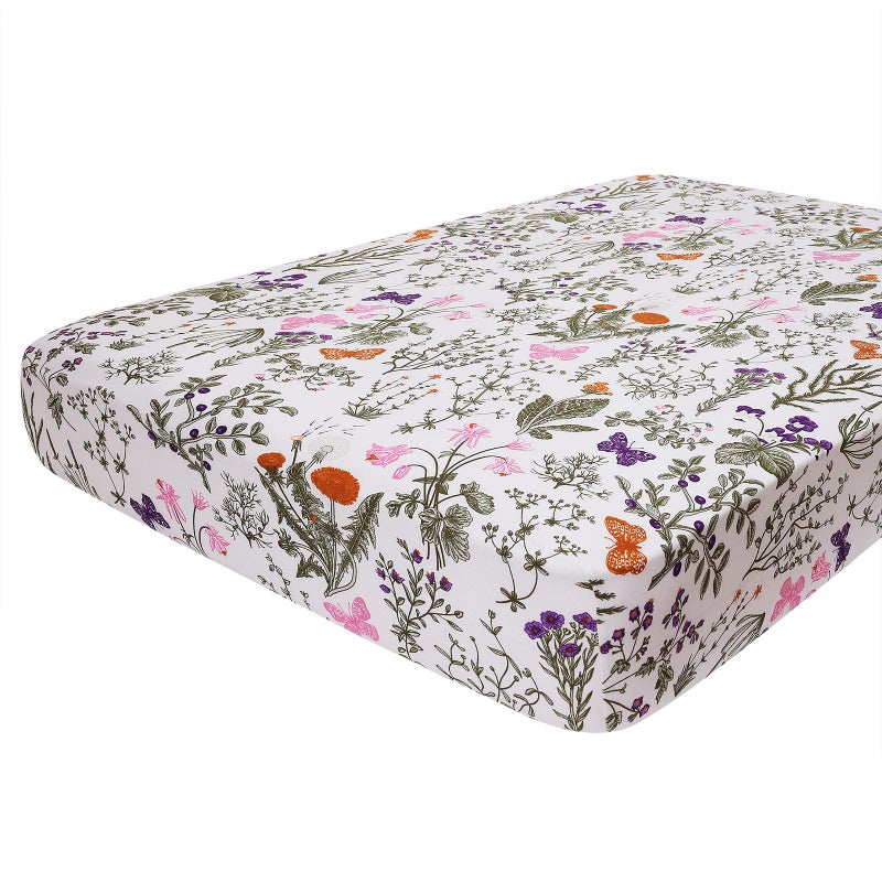 hyha Printed Couch Cushion Covers Floral Sofa Covers Washable for 3 Cushion Couch Stretch Pattern Outdoor Cushion Covers for Patio Furniture with Elastic BottomLarge Sage Wild Green - Image 2