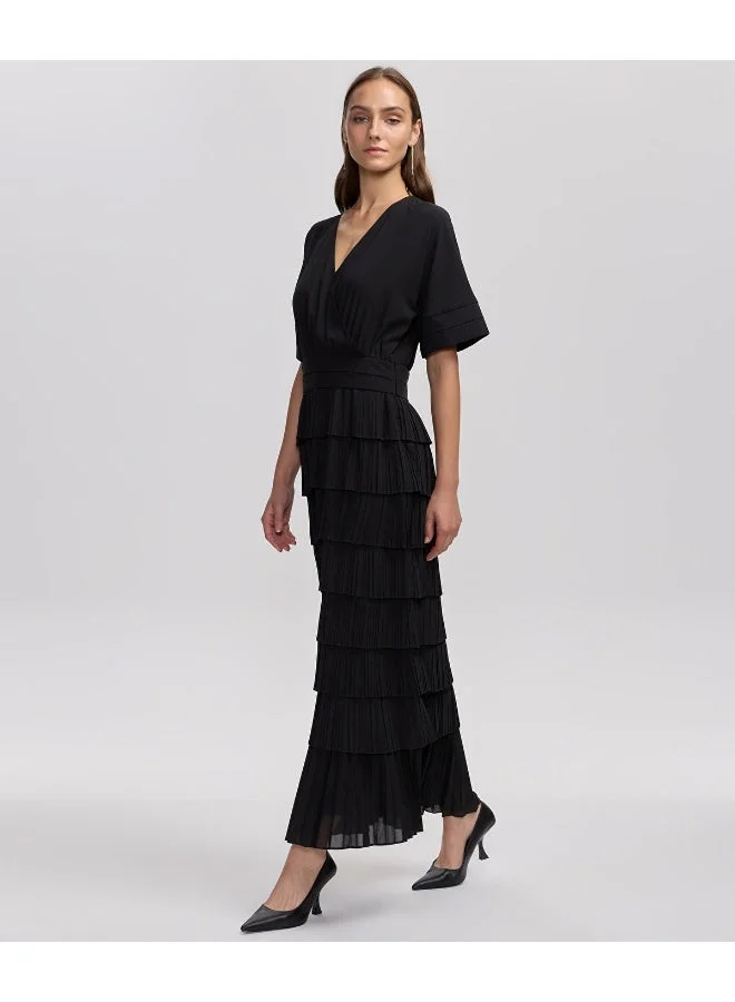 Ipekyol  Regular Fit Pleated Maxi Dress for Women | Best Price UAE