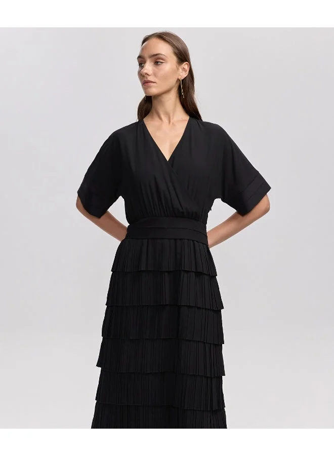 Ipekyol  Regular Fit Pleated Maxi Dress for Women | Best Price UAE