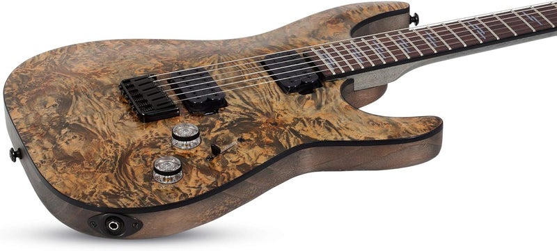 Schecter Omen Elite-6 Electric Guitar - Charcoal - Image 4