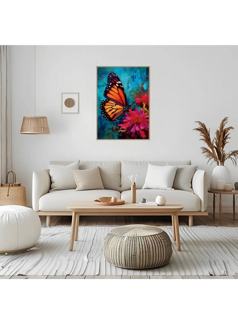 *بازل " الفراشة الزاهية" | 1000 قطعة من الفن والجمال*   استمتع بتجربة ساحرة مليئة بالألوان والتفاصيل الدقيقة مع هذه اللوحة البازلية المبهرة. *ركّب الفن… قطعة وراء قطعة، حتى تكتمل اللوحة وتبهرك النتيجة!* - Image 3