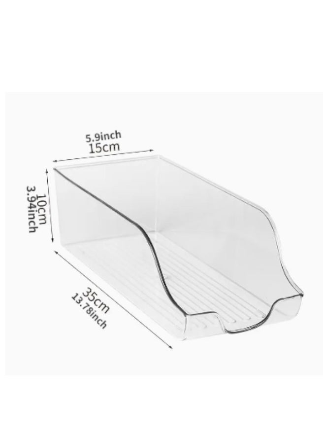 YOLO Fridge Soda Can and Storage Holder Organizer Clear 36 x 10 x 16cm  - Image 3