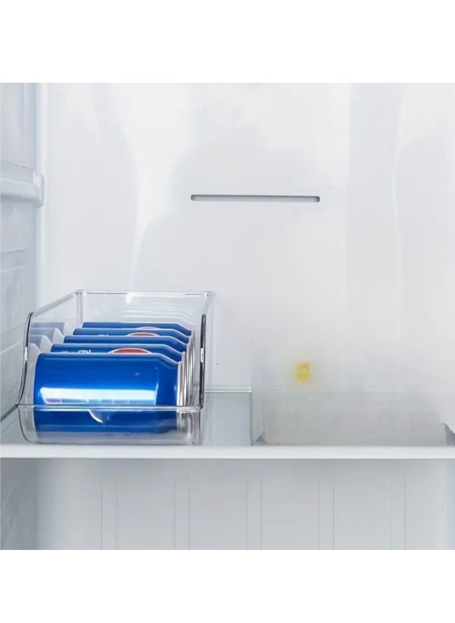 YOLO Fridge Soda Can and Storage Holder Organizer Clear 36 x 10 x 16cm  - Image 4