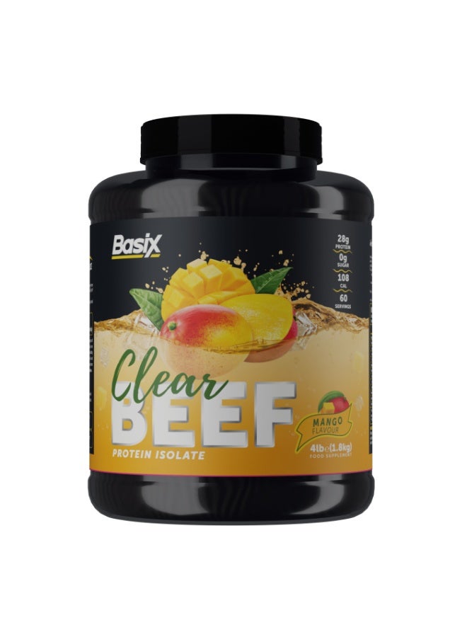 Basix clear beef isolate mango 4lb
