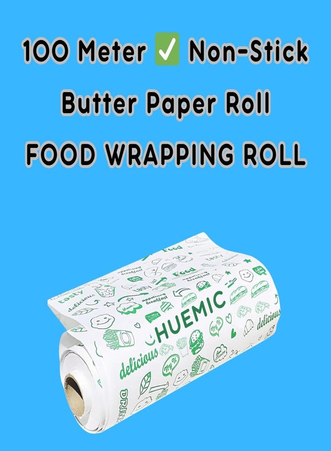 Huemic Paper Roll for Kitchen Food Wrap Non-Stick Butter Wrapping Used for Roti Wrapping Parchment Paper for Kitchen Food Wrap & Oil Absorption - 100mtr_Part-13 - Image 5