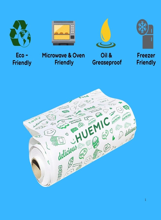Huemic Paper Roll for Kitchen Food Wrap Non-Stick Butter Wrapping Used for Roti Wrapping Parchment Paper for Kitchen Food Wrap & Oil Absorption - 100mtr_Part-13 - Image 3