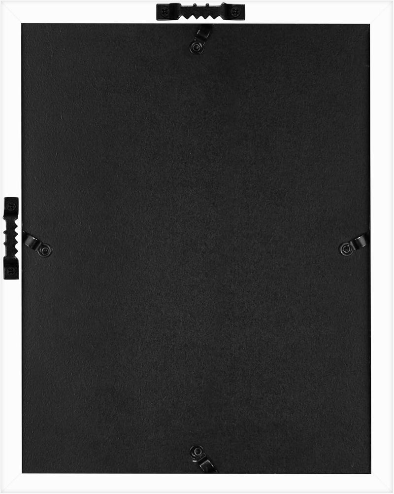 Americanflat 8x10 Shadow Box Frame with ShatterResistant Glass Silhouette Collection Large Shadow Box Display Case for Tabletop and Wall Display White with Soft Felt Back - Image 5