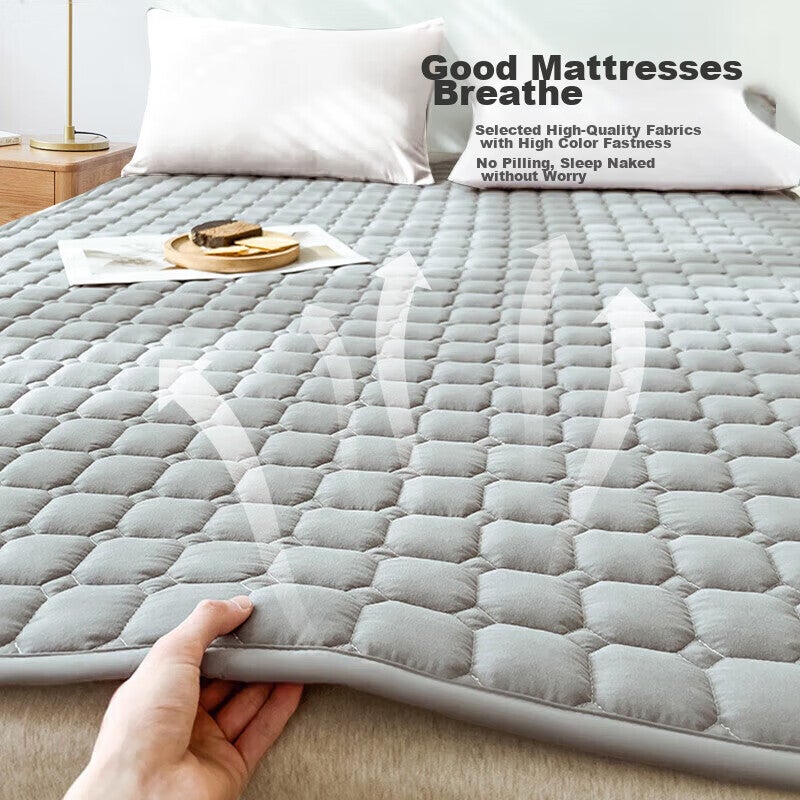 CROWN Mattress Pad, 0.9x2 Meters, Single Bed for Student Dormitory Bunk Beds, Bottom Mat, Quilt, 0.9 Meter Bed, Foldable Soft Pad - Image 2