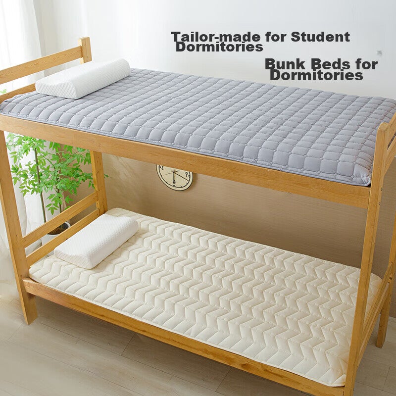 CROWN Mattress Pad, 0.9x2 Meters, Single Bed for Student Dormitory Bunk Beds, Bottom Mat, Quilt, 0.9 Meter Bed, Foldable Soft Pad - Image 1