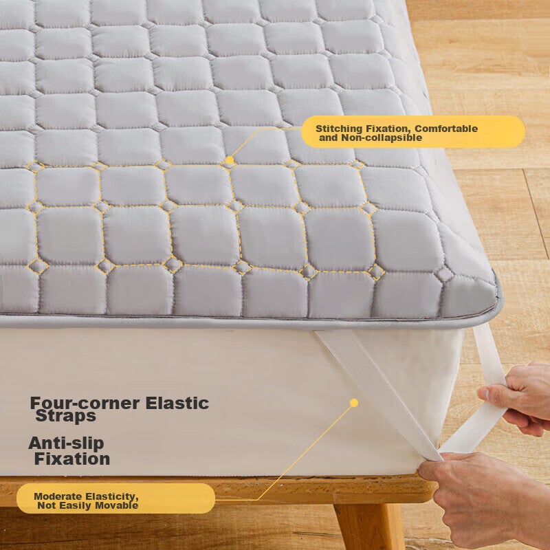 CROWN Mattress Pad, 0.9x2 Meters, Single Bed for Student Dormitory Bunk Beds, Bottom Mat, Quilt, 0.9 Meter Bed, Foldable Soft Pad - Image 3