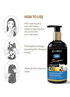 MAXBELLA Dahi(Curd) Hair Shampoo 300Ml And Keratin Hair Conditioner 300Ml No Paraben & Mineral Oilfor Men And Women Combo (2 Items In The Set)  - Image 5