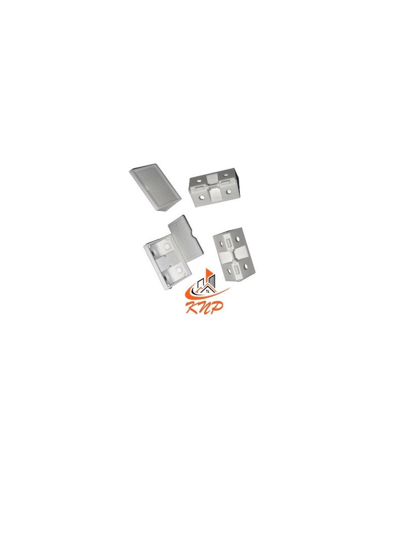 KNP PVC Shelf Support White - Pack of 12 pieces - Image 3