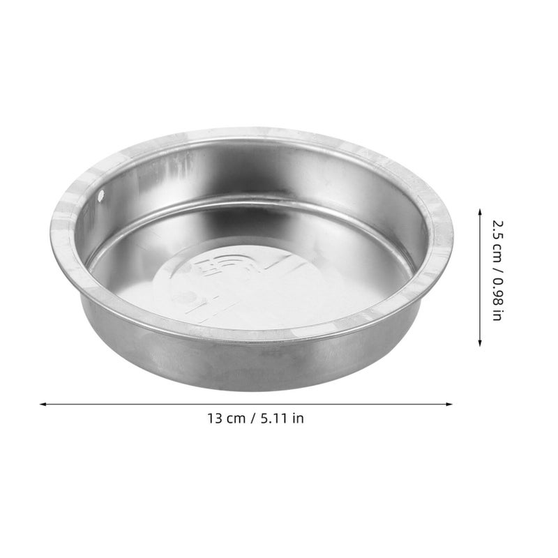 Garden Yard Ashtray Replacement Metal Stable Trash Can Ash Container Gray - Image 3