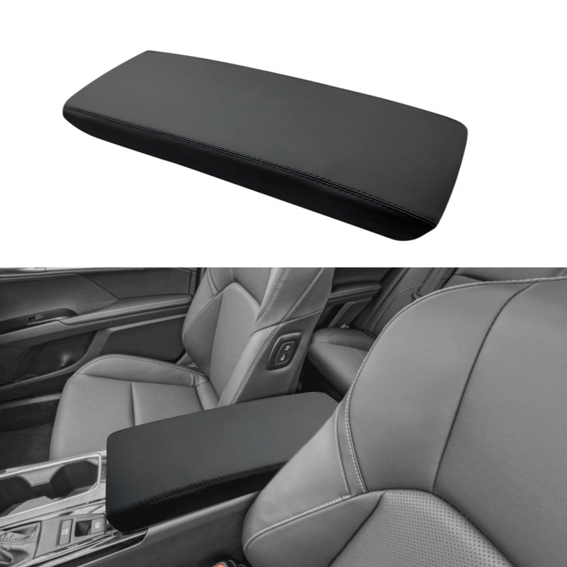 POSAID Center Console Armrest Cover for 2025 Toyota Camry XSEXLESELE Leather Armrest Cover for 2025 Toyota Camry Accessories Black Trim