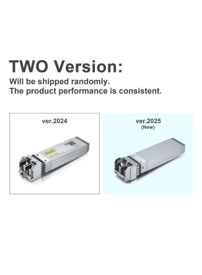 10Gtek A Pair of 10G SFP+ Bidi Transceiver, LC Single-Mode Single Fiber Module, 10GBASE-BX20-U 10GBASE-BIDI 1270nm/1330nm for Arista, DOM, up to 20 km - Image 2
