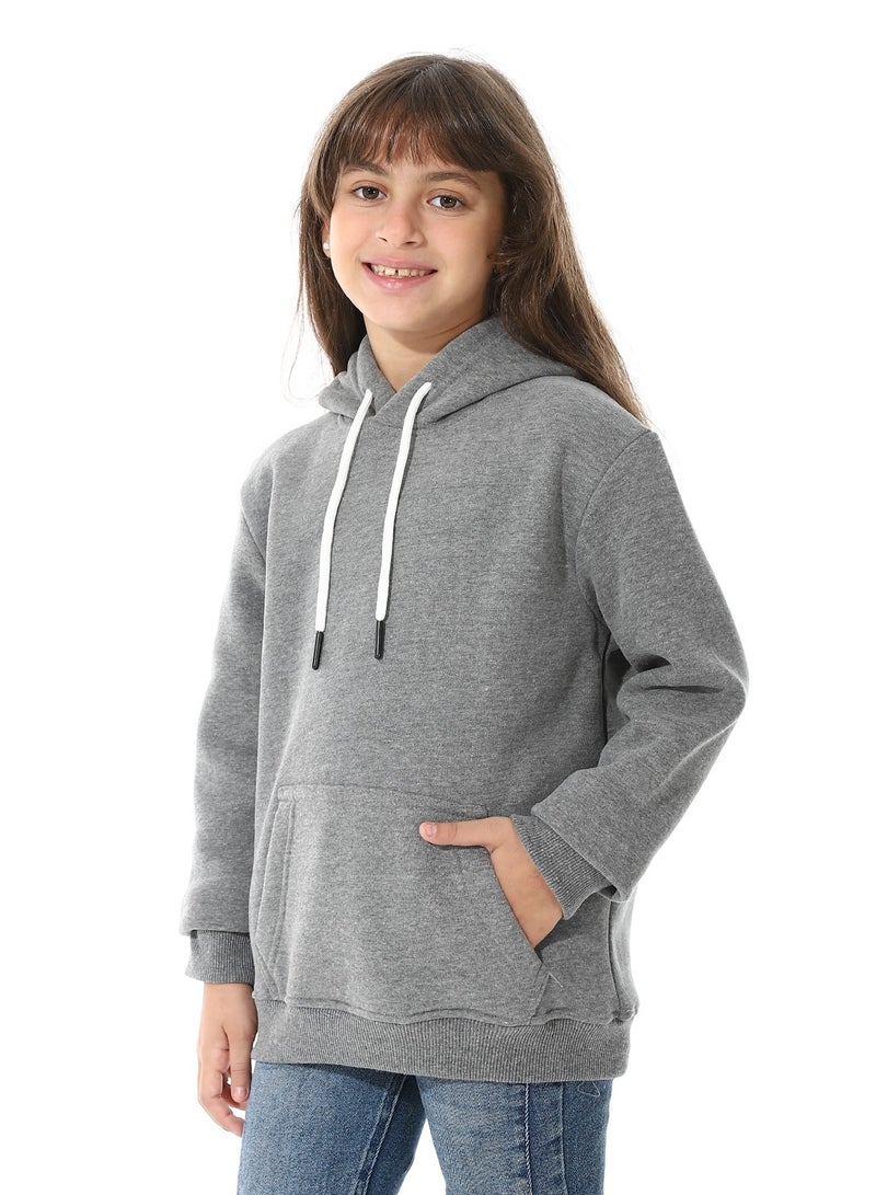 Andora Printed Girls Hoodie With Pocket - Image 2