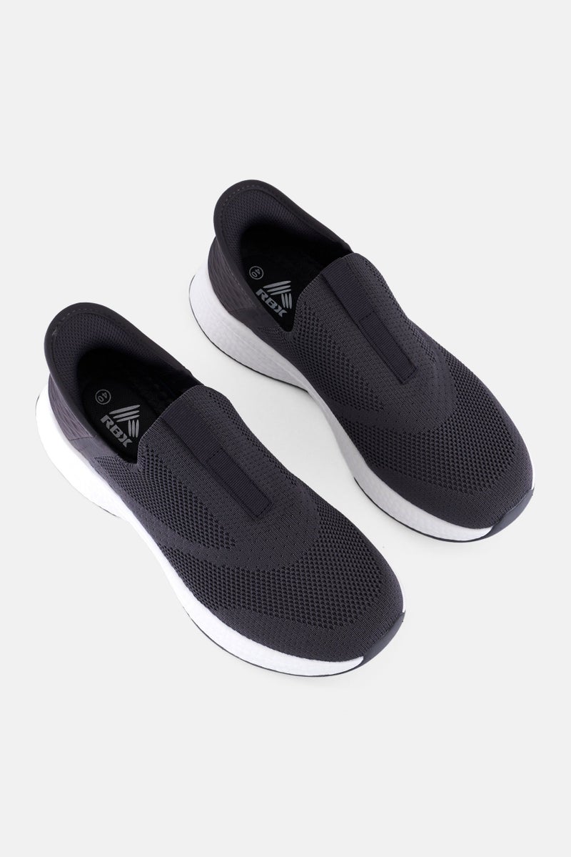 RBX Men Slip On Training Shoes, Dark Grey - Image 4