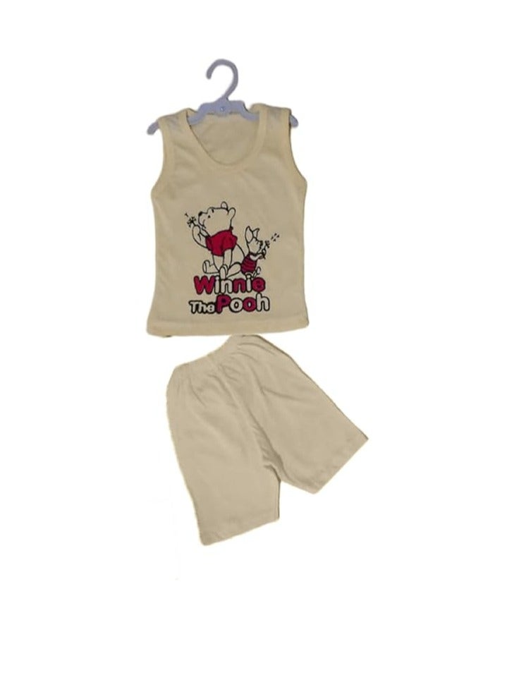 2 Piece Toddler Baby Set - Multicolor Summer Cotton Clothes for Kids - Unique Print and Soft Material for Your Baby - Image 1