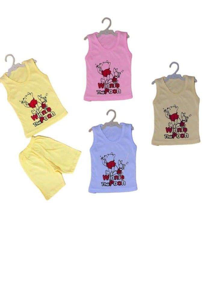 2 Piece Toddler Baby Set - Multicolor Summer Cotton Clothes for Kids - Unique Print and Soft Material for Your Baby - Image 2