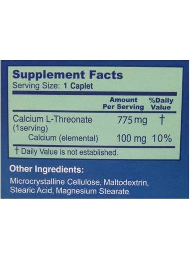 BIOCALTH Best Calcium Supplement - 3 Bottles of BioCalth® Calcium Threonate, 90 caplets (90x3=270 Counts) - Image 2