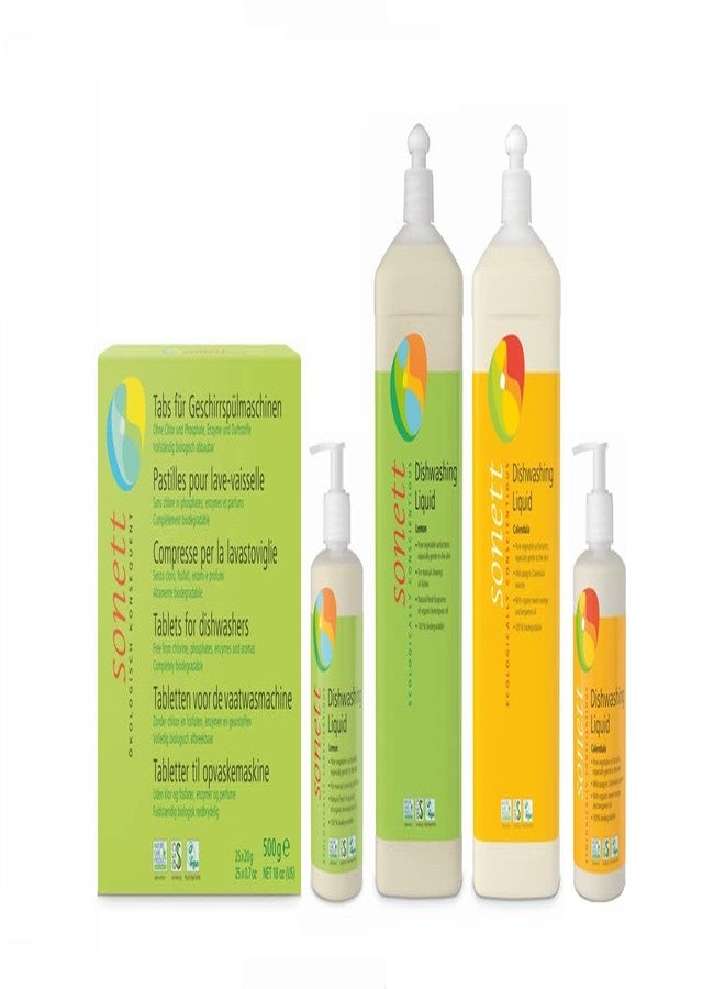 Sonett Organic Dishwashing Liquid Organic 100% Biodegradable Lemon, 10 Fl.Oz (Pack of 6) - Image 3