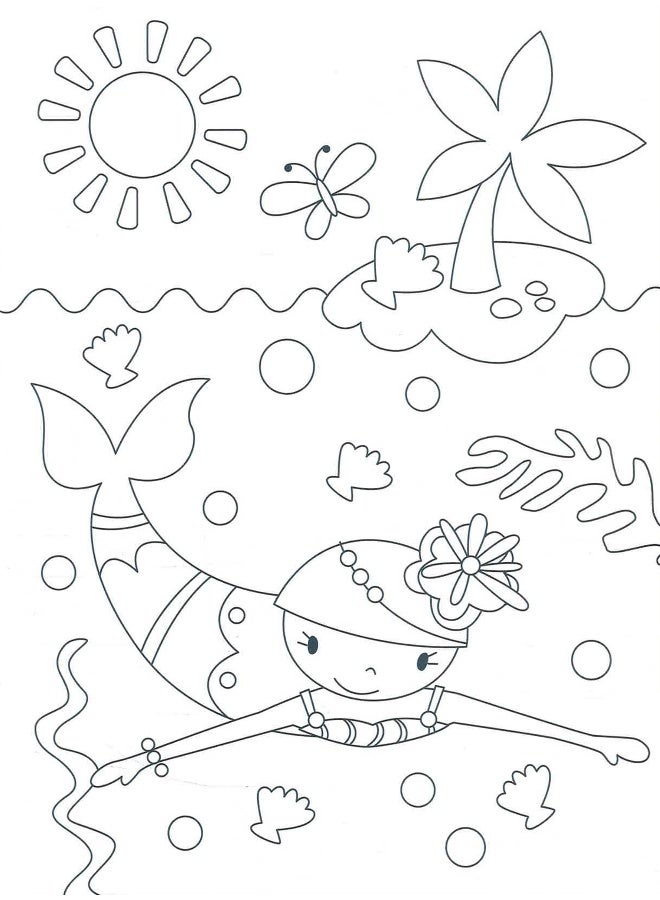 Under The Sea Buddies Fairy Poster & Paint Book  - Image 4