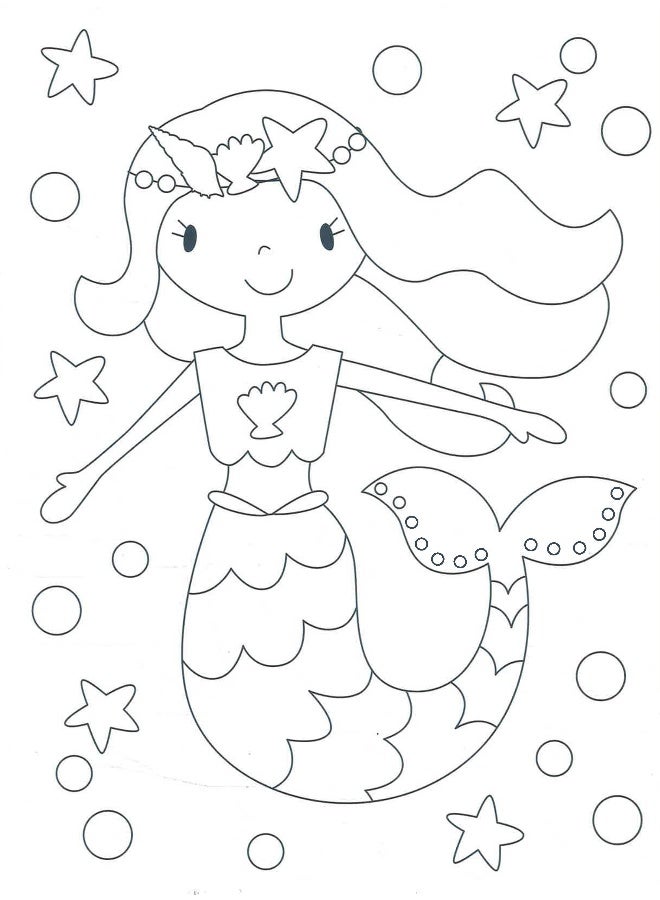 Under The Sea Buddies Fairy Poster & Paint Book  - Image 5