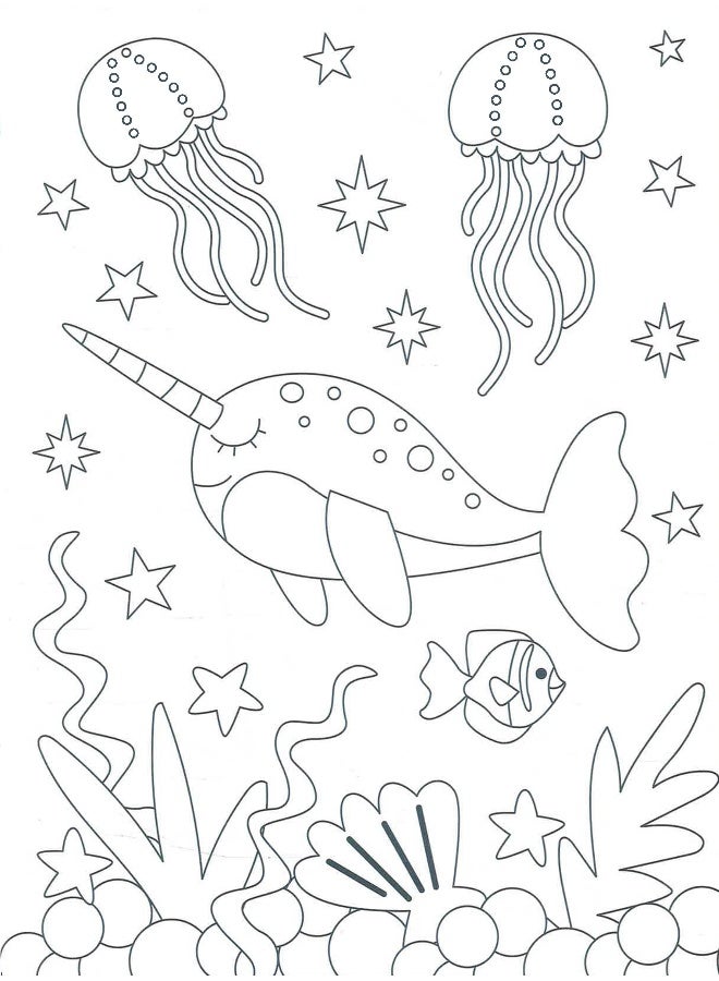 Under The Sea Buddies Fairy Poster & Paint Book  - Image 3