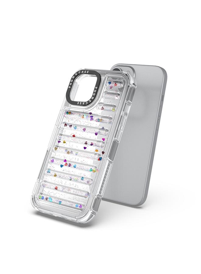 S-TOP Case For iPhone 15 Pro Capsule Glitter TPU Hybrid PC Airbag Phone Case - Image 5