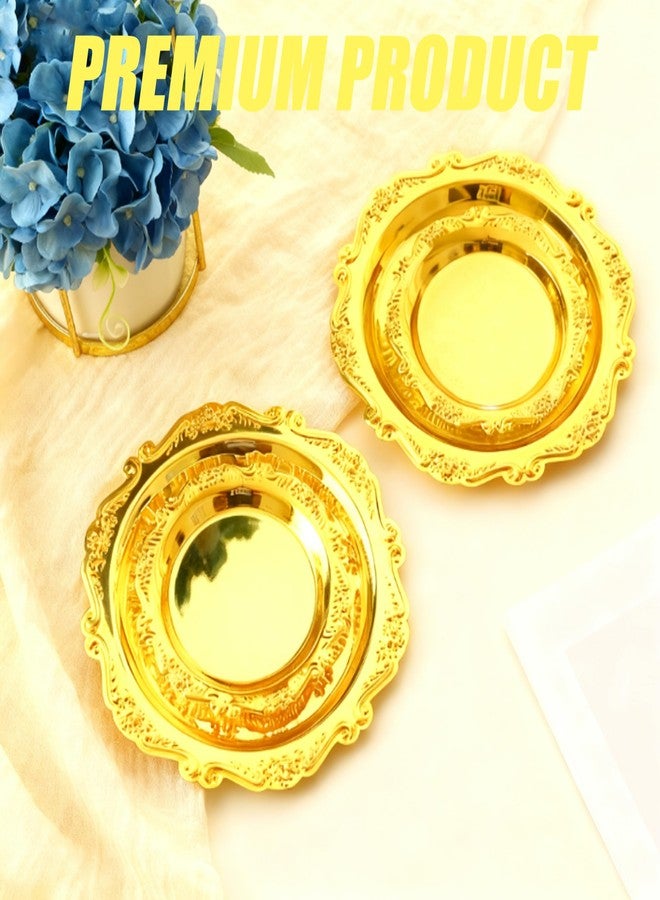 CJFNDFA Luxury Gold Coasters Set, 6-Piece Hotel Style Drink Coasters with Holder, Elegant Gold Room Accessories for Bar & Coffee Table Decor - Image 5